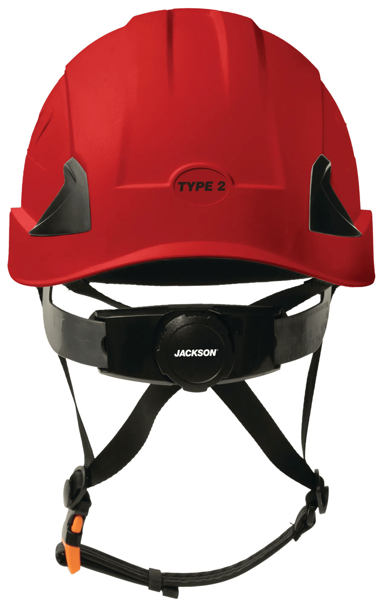 CH-2-400V Type 2 Safety Helmet - Vented - Red | 22927 | Hard Hats